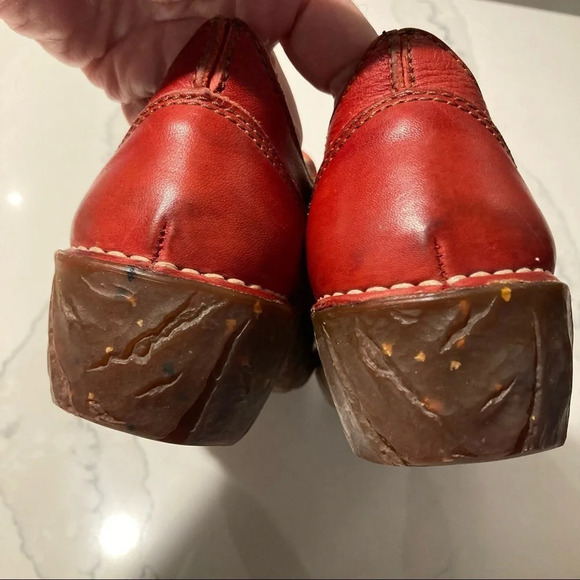 EL NATURALISTA Sz 37 Leather Mary Jane Hook & Loop Closure Rubber Sole Shoes - Picture 9 of 14